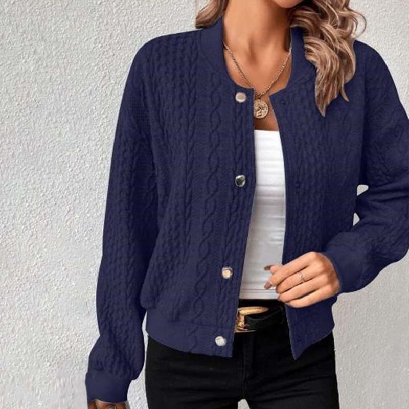 Levoire | Veste En Maille Précieuse Pour Femmes bleu foncé