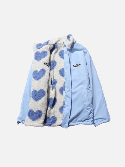 Levoire | Veste À Manches Longues Bidimensionnelle Avec Fermeture Éclair Bleu