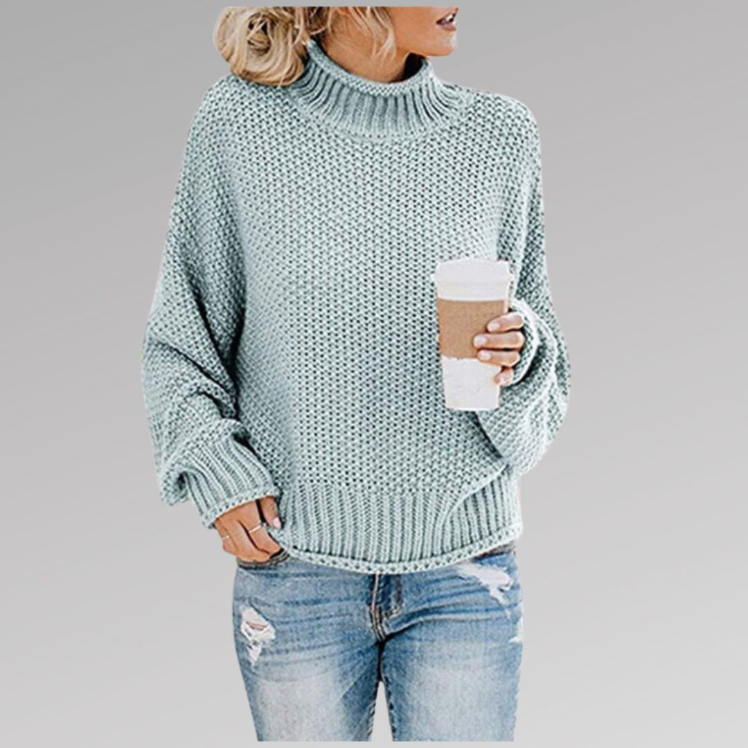 Levoire | Pull En Tricot Décontracté Bleu clair