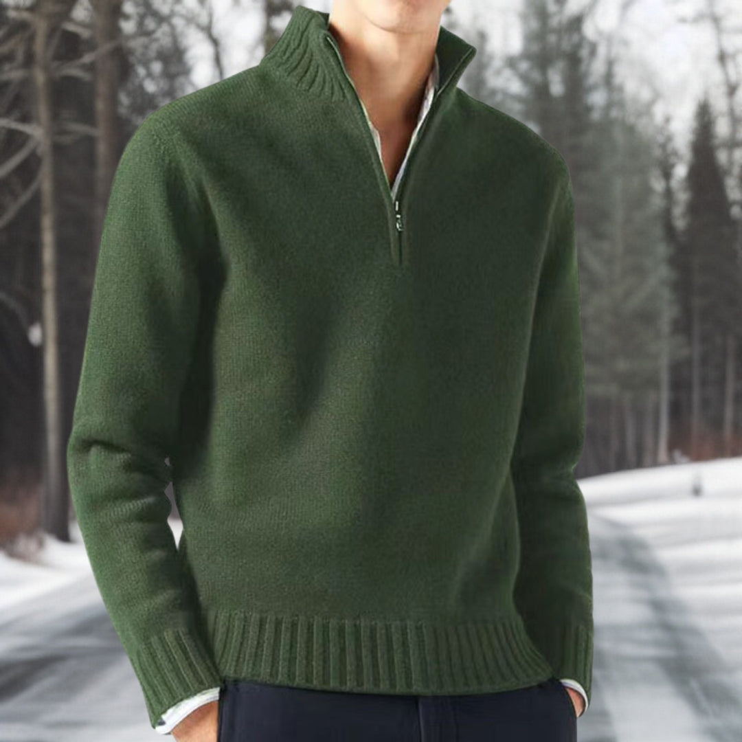 Levoire | Chaud Tricot Pull FR Hommes Vert