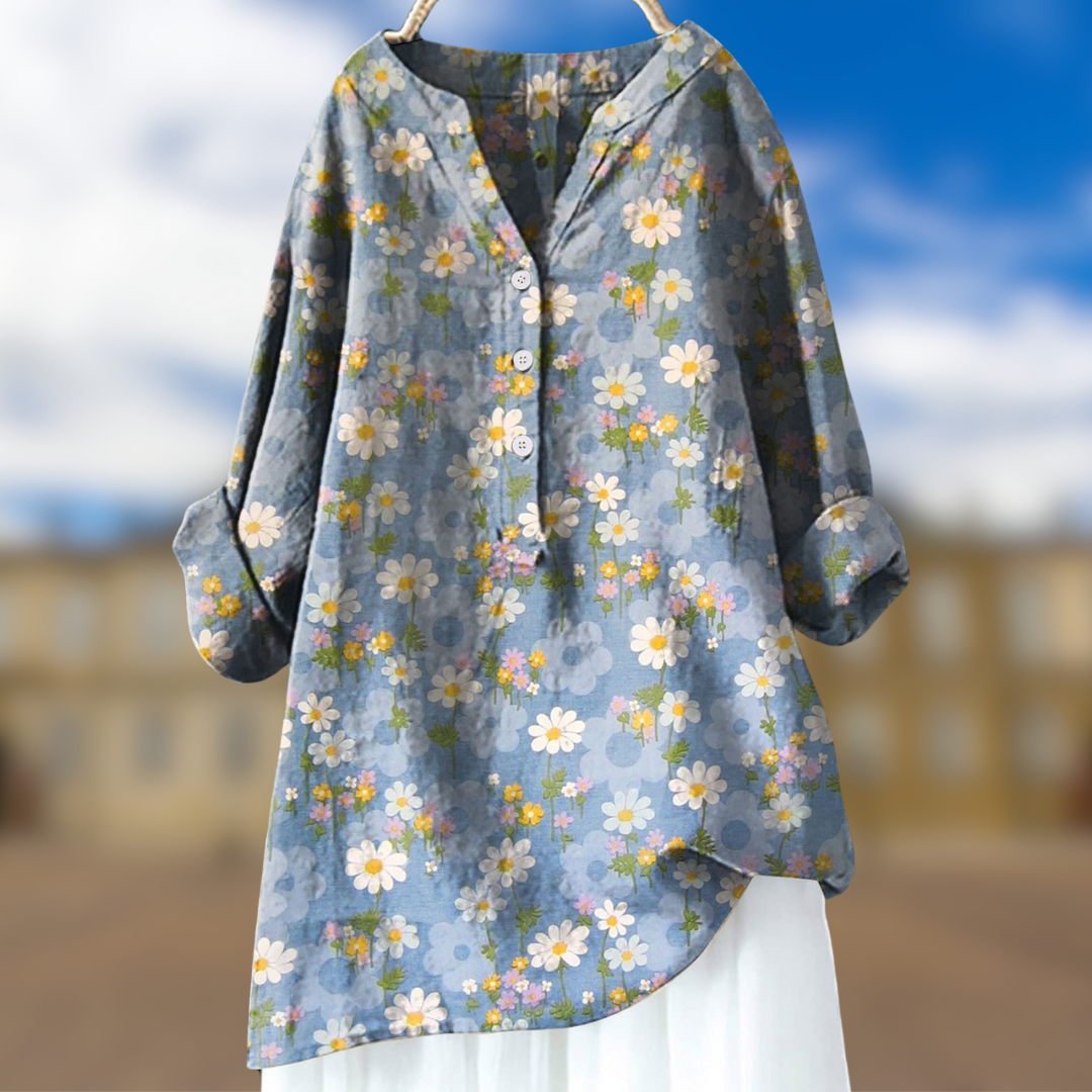 Levoire | Blouse femme à thème floral Motif 3