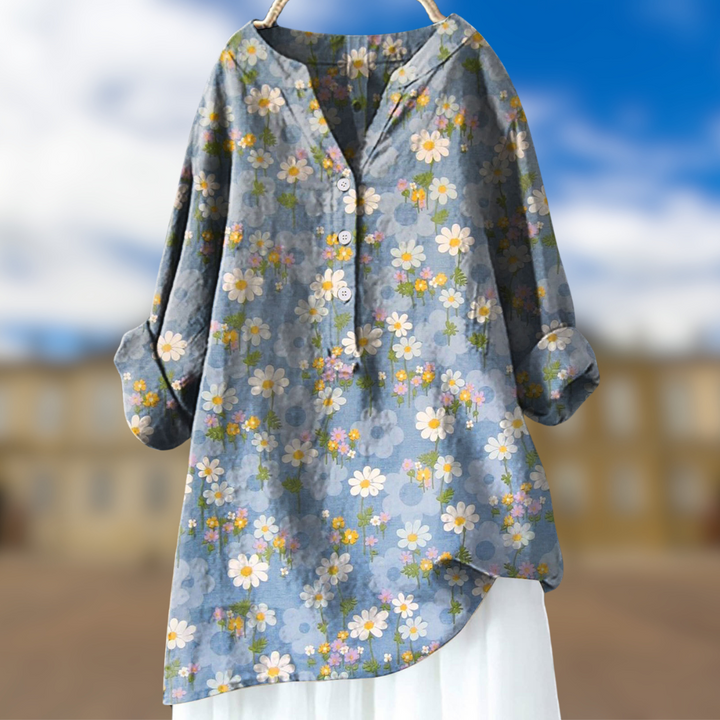 Levoire | Blouse femme à thème floral Motif 3