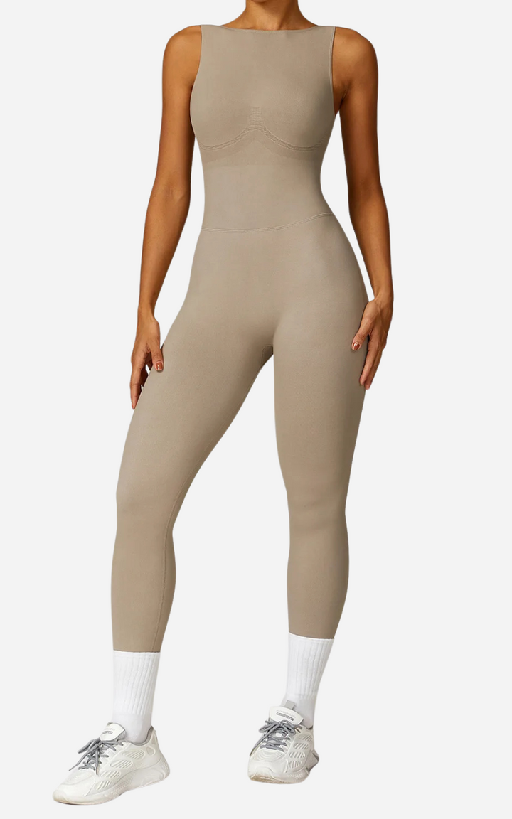 Levoire | Femmes Dos Nu Sportif Et Très Femme Beige