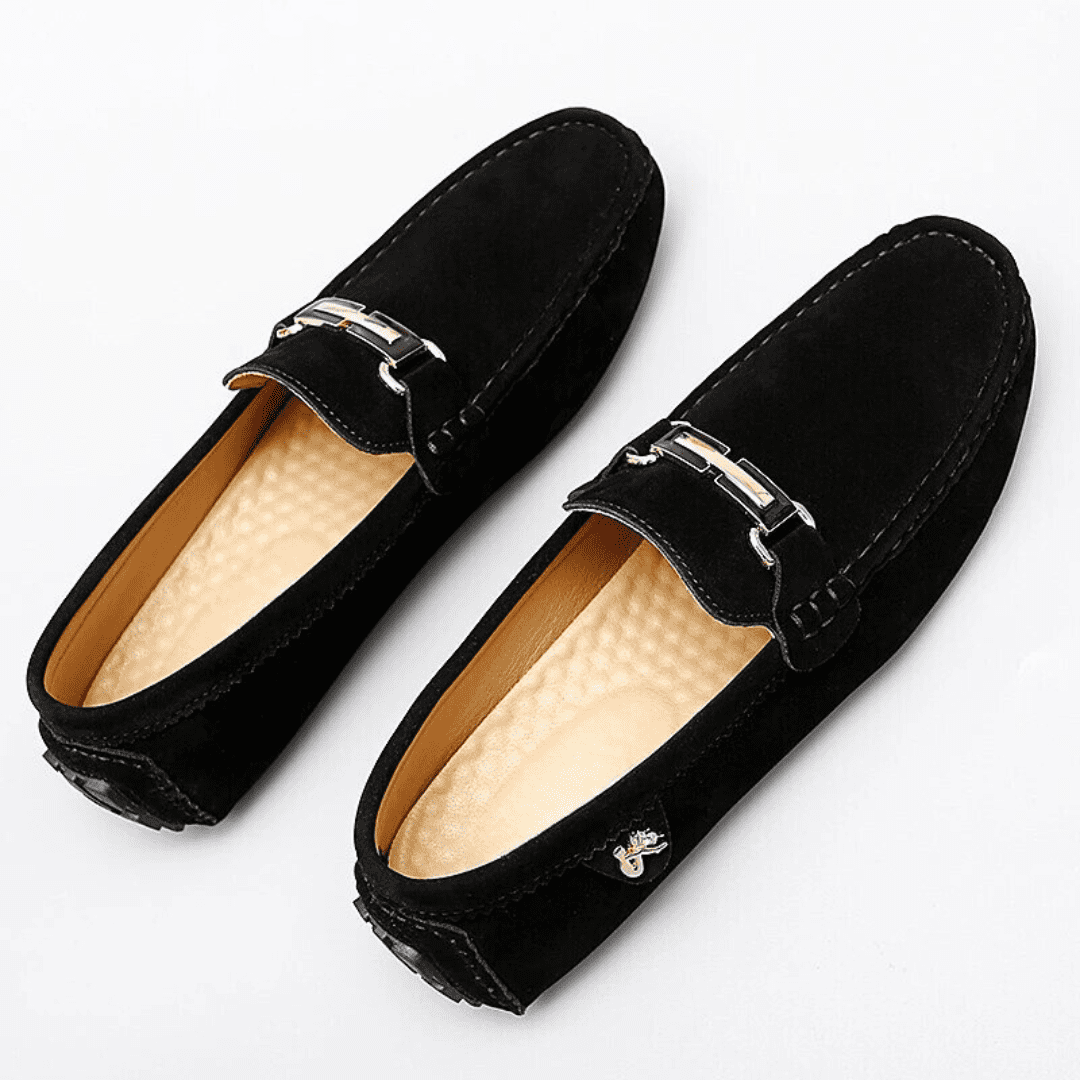 Levoire | Mocassins En Cuir Luxueux Noir