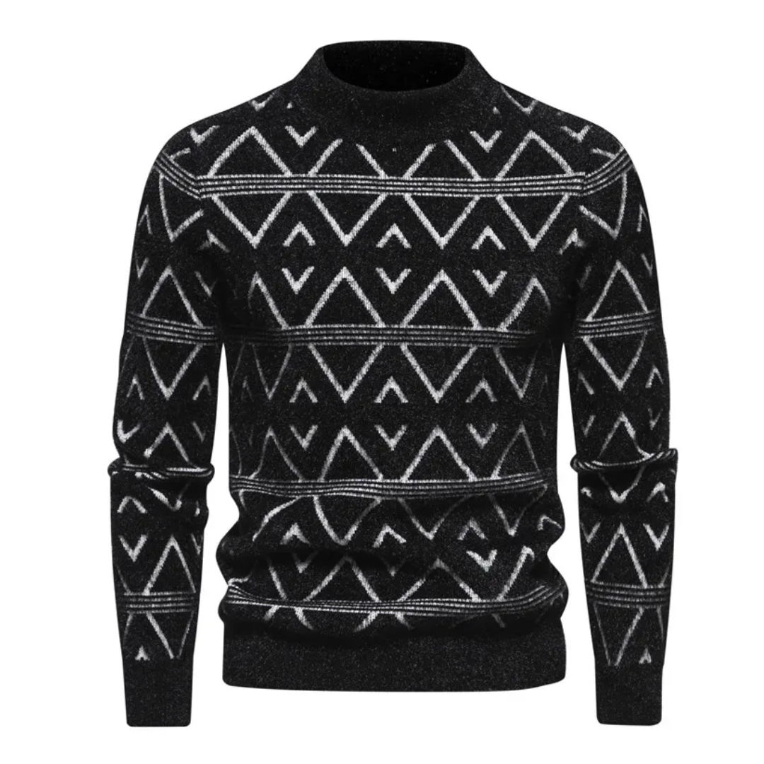 Levoire | Pull Imprimé Hommes Chaud