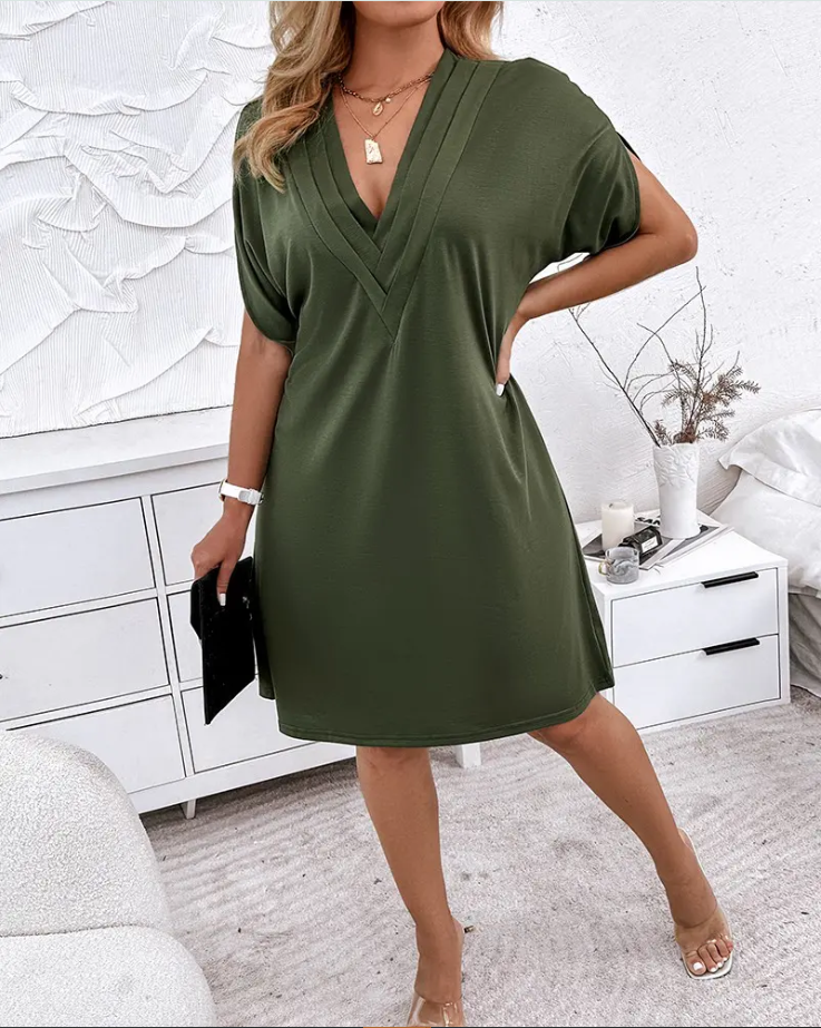 Levoire | Robe Élégante À Col En V