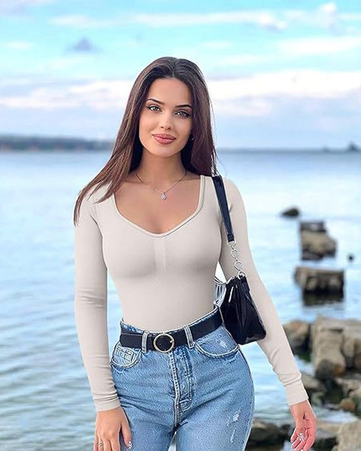 Levoire | Bodysuit À Décolleté En V Modelant