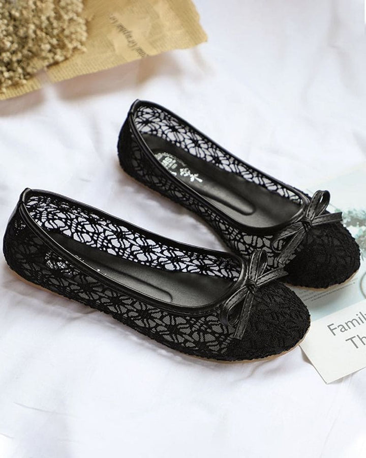 Levoire | Chaussures À Semelle Plate, Bout Rond Et Mesh