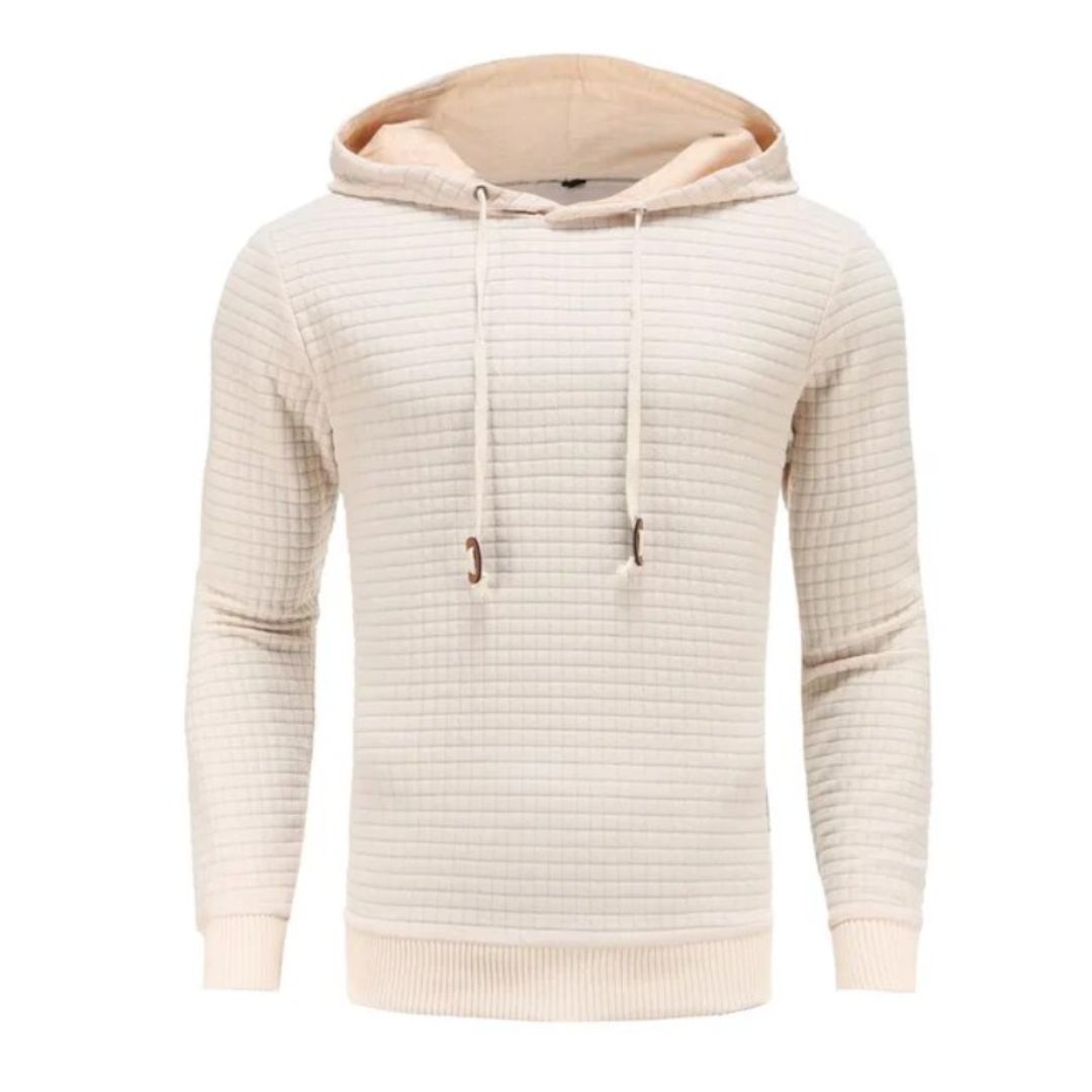 Levoire | Chauffant Pull Hommes Capuche Beige