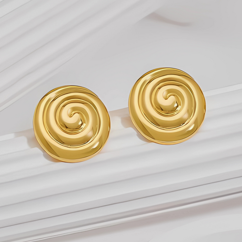 Levoire | Boucles D'Oreilles Spirale Élégantes