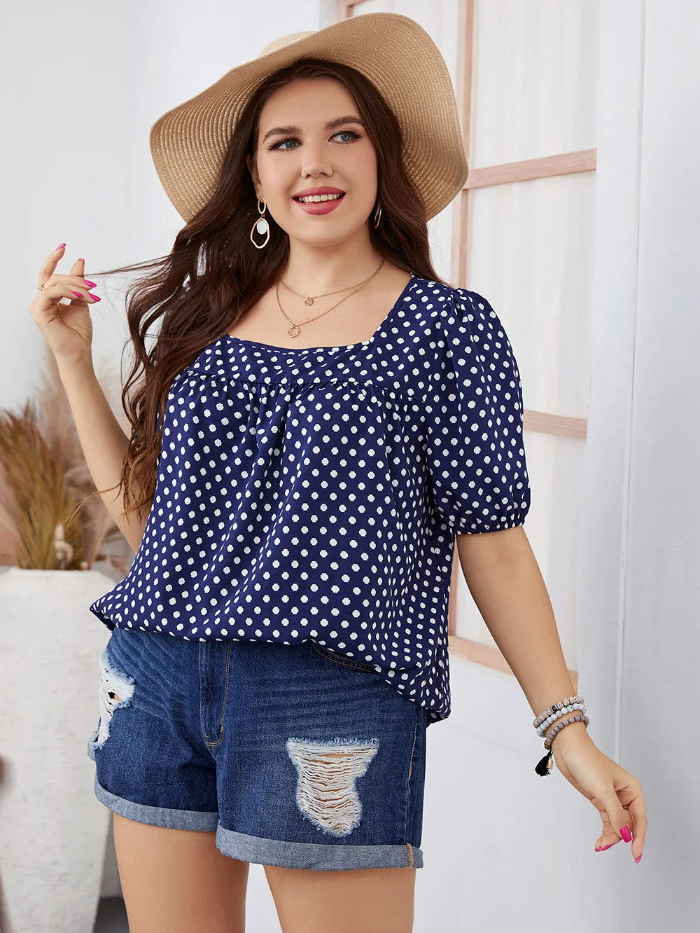 Levoire | Haut Grande Taille - Estival Et Élégant 4XL