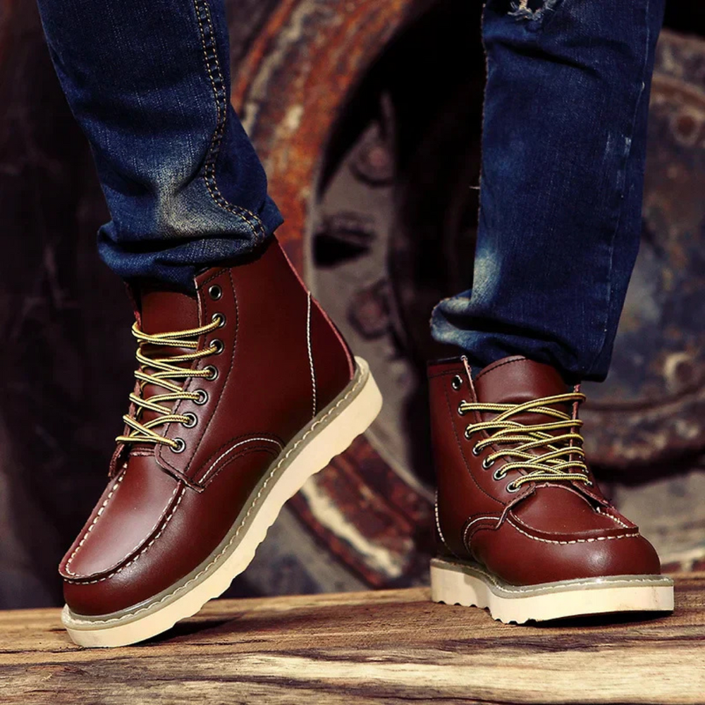 Levoire | Bottes en cuir de collecte de vin