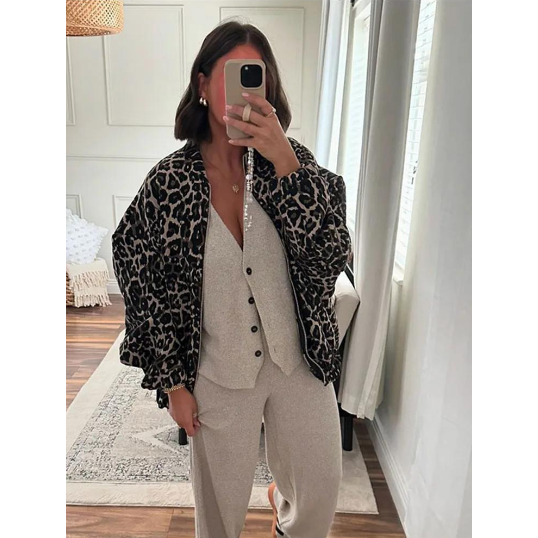 Levoire | Veste Bomber À Motif Léopard