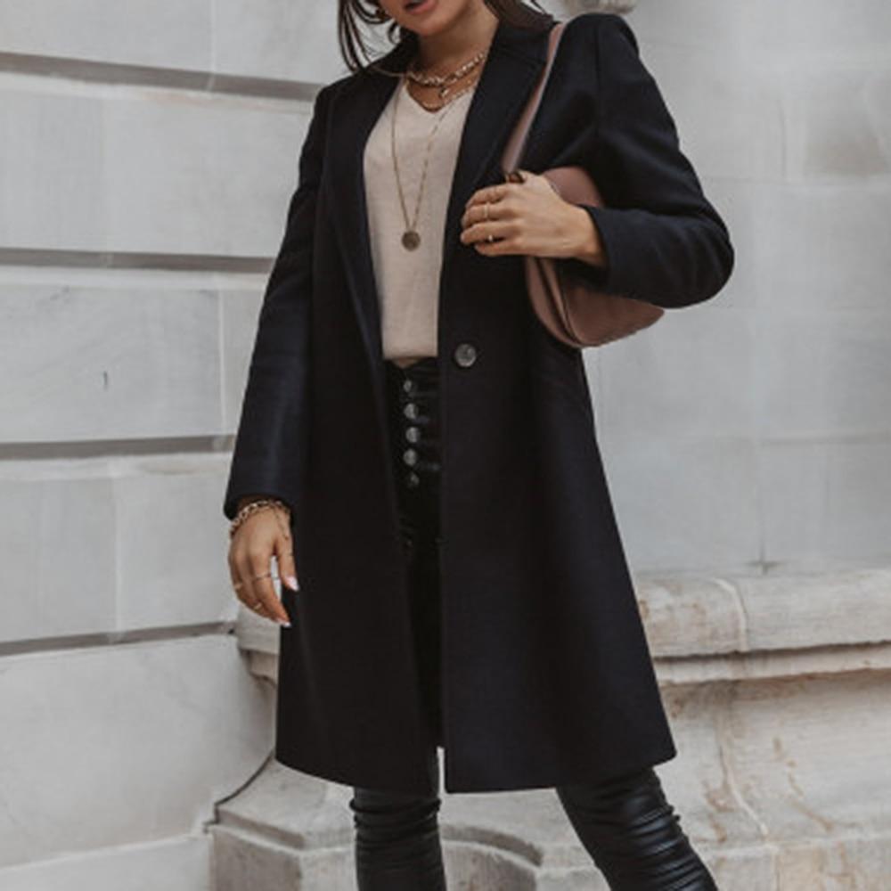 Levoire | Manteau élégant et décontracté Noir