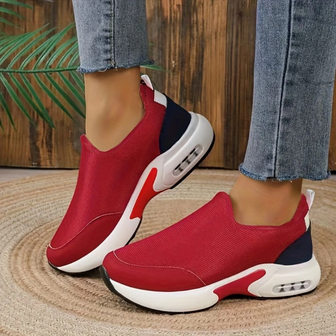 Levoire | Baskets en toile pour femme Rosso