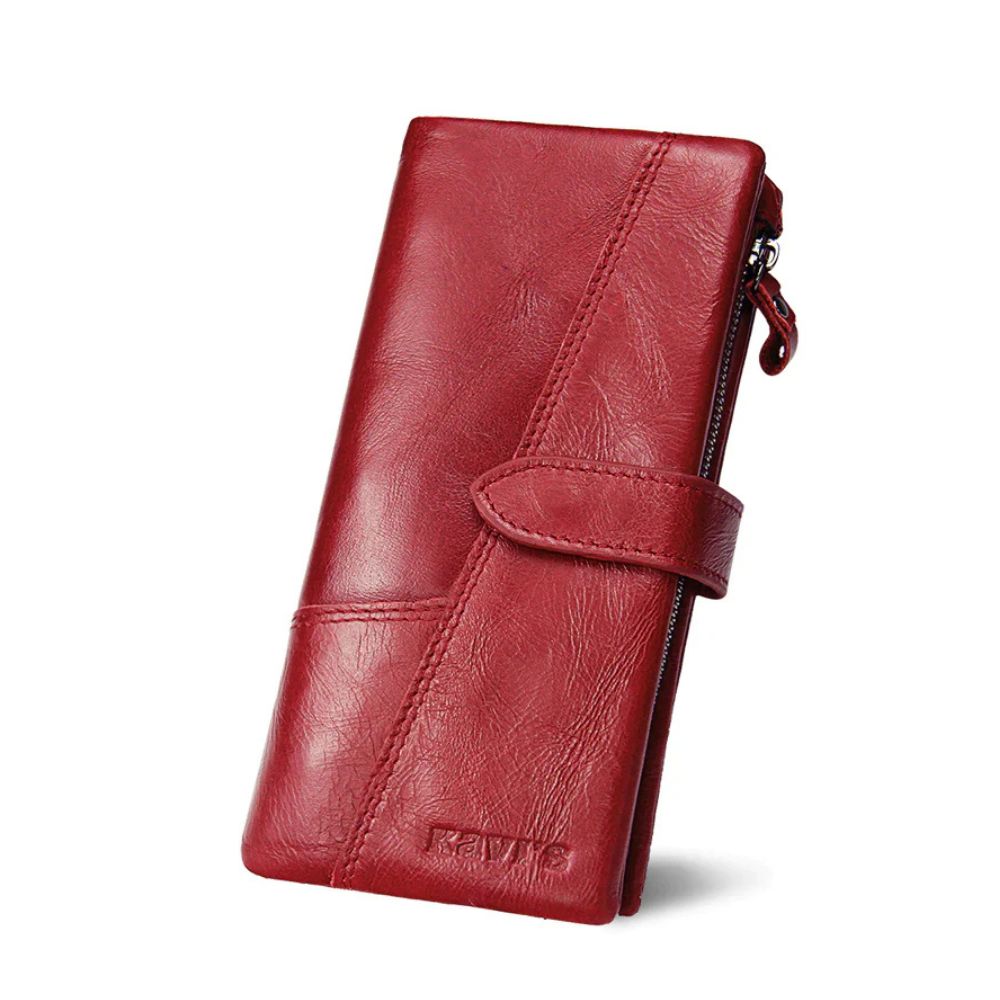 Levoire | Classique Portefeuille En Cuir Rfid Pour Un Voyage En Toute Sécurité Rot