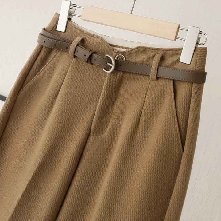 Levoire | Pantalon Chic Pour Femmes Dans Un Style Élégant Braun