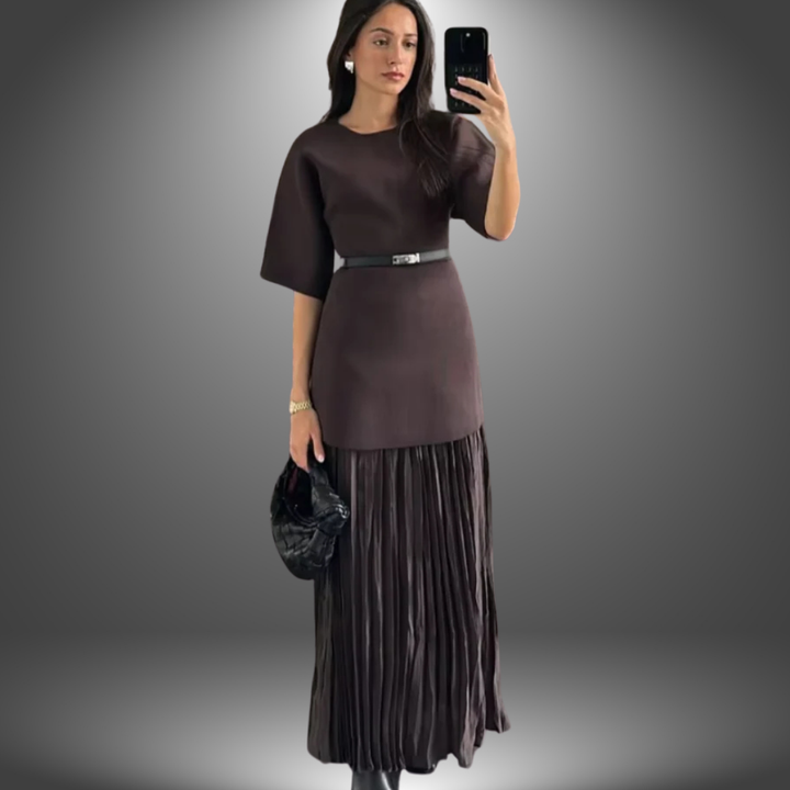 Levoire | Robe Élégante Fait Main Pour Femmes Braun