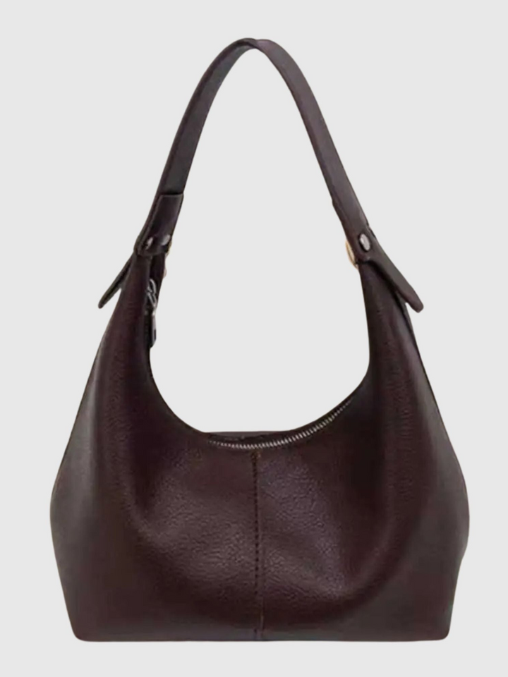 Levoire | Callie Sac En Cuir À Épaule Rouge vin