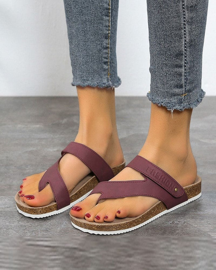 Levoire | Sandales En Cuir Confortables Fuchsia