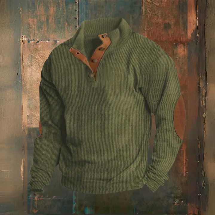 Levoire | Pull Avec Col À Agrafe Vert clair