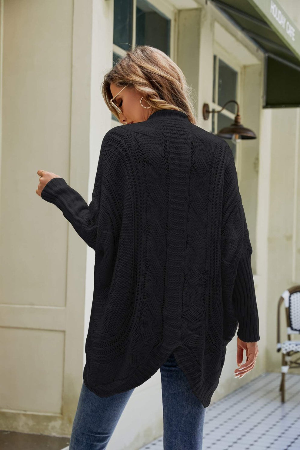 Levoire | Cardi Open Avec Des Manches Dolman Larges