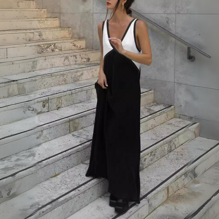 Levoire | Robe Longue Élégante Faite À La Main Noir