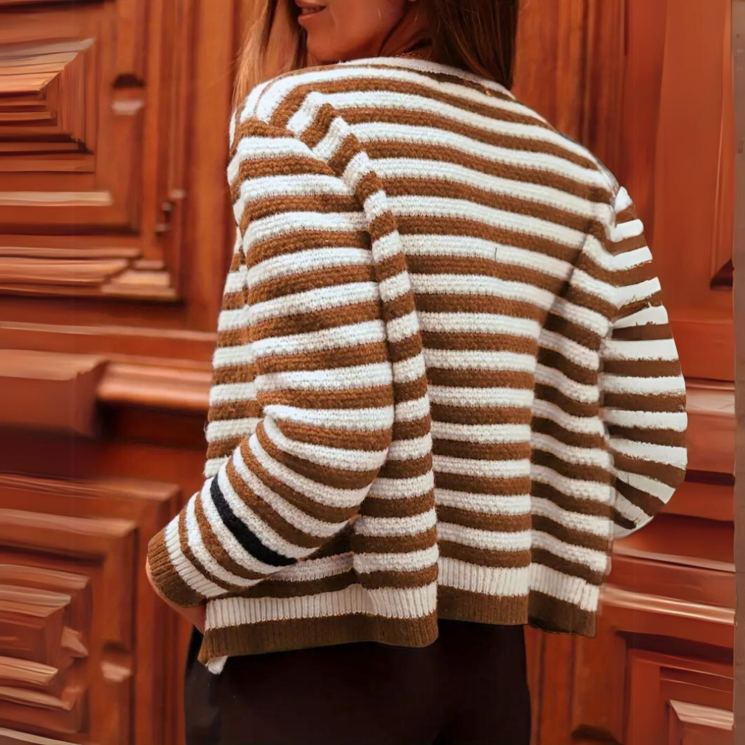 Levoire | Élégant gilet rayé