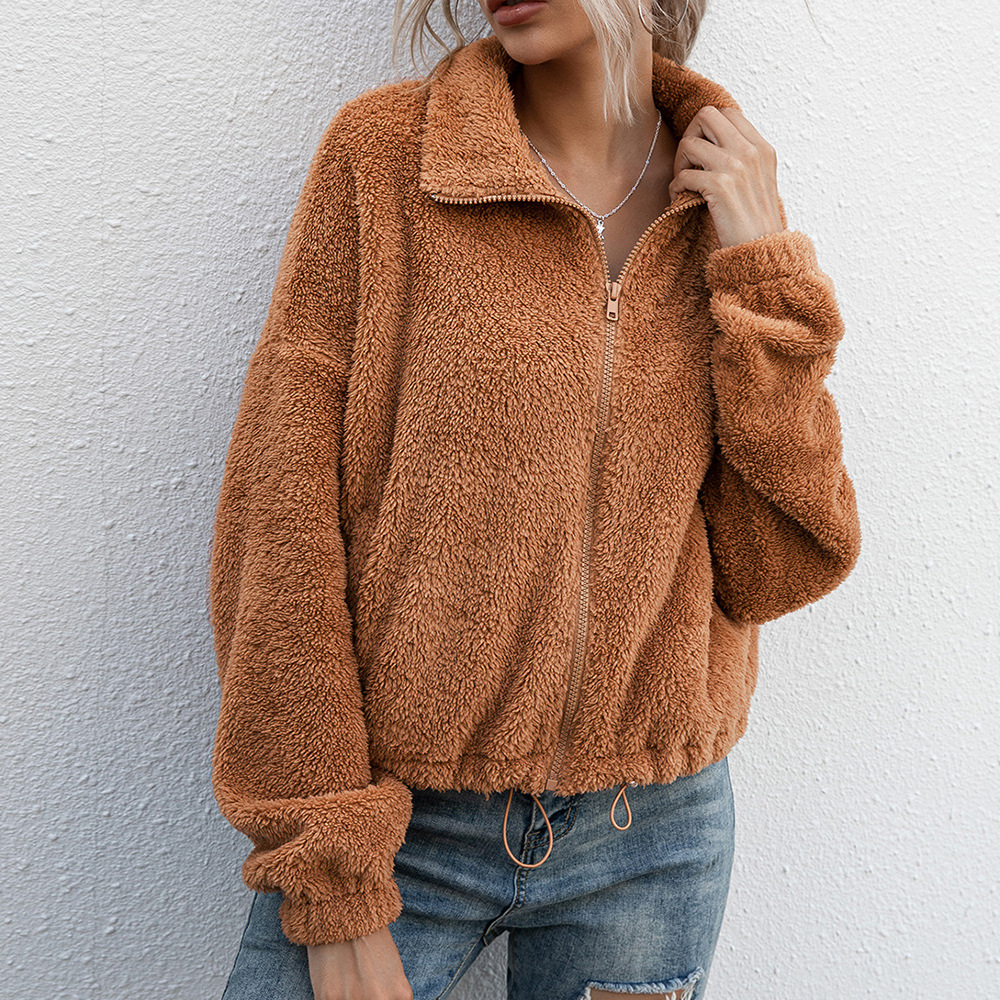 Levoire | Sweat À Capuche Zippé Pratique Marron foncé