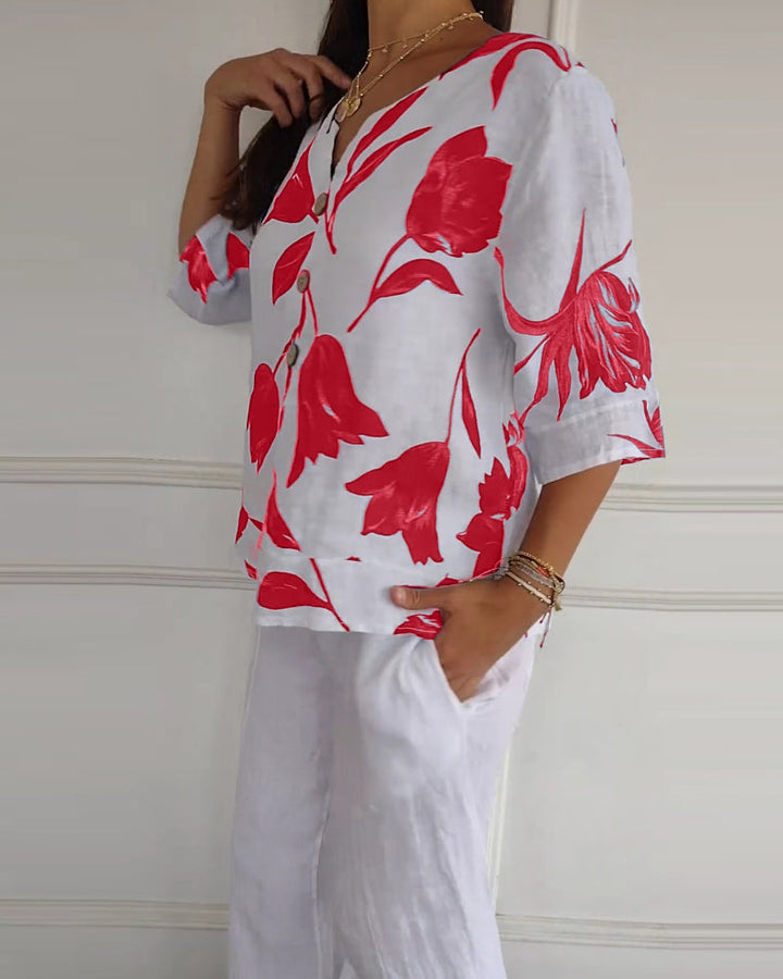 Levoire | Femmes Haut À Imprimé Floral