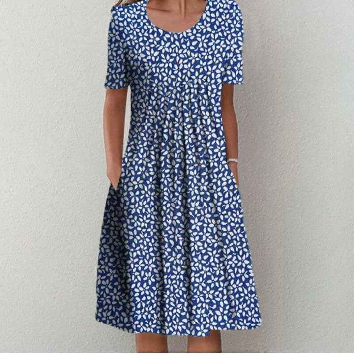 Levoire | Robe en coton casual Bleu