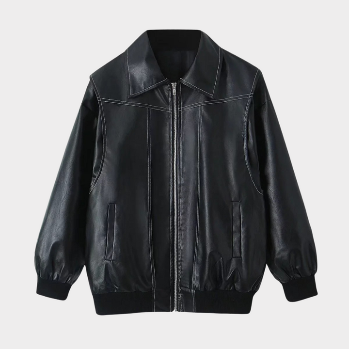 Levoire | Surdimensionné Bomber Jacket Noir