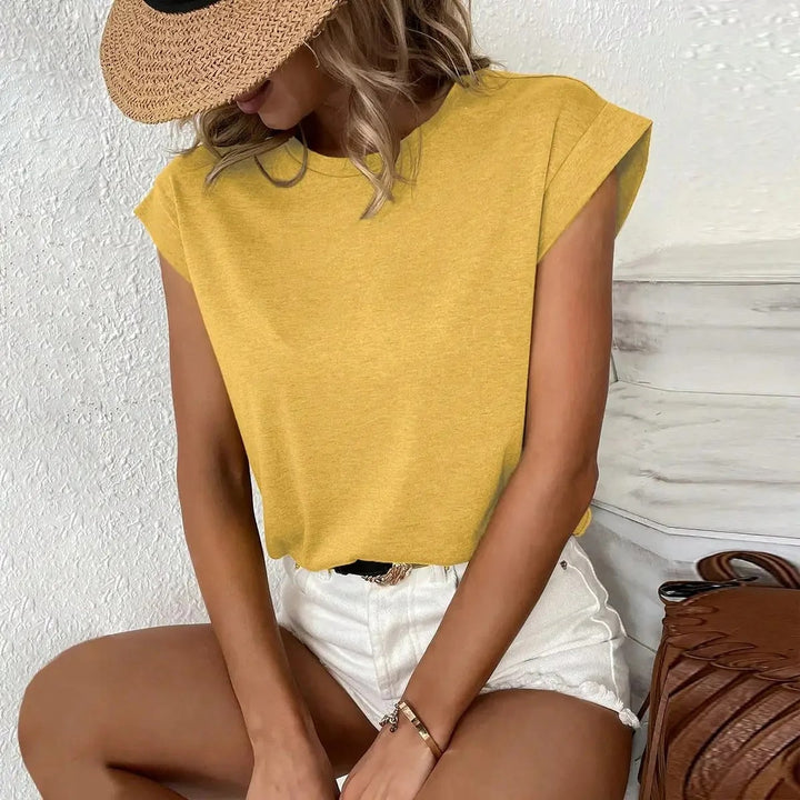 Levoire | Haut Élégante Pour Chaque Occasion Jaune