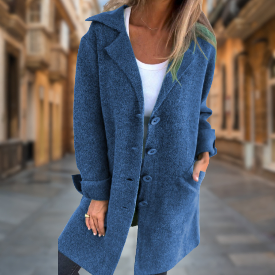 Levoire | Manteau femme uni Blu