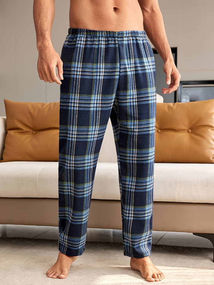 Levoire | Pantalons De Pyjama À Carreaux Pour Hommes Merikulho