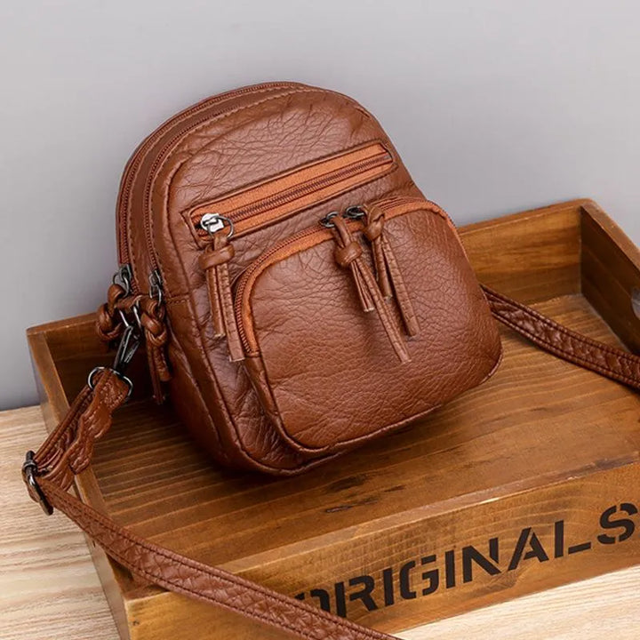 Levoire | Sac À Bandoulière En Cuir Braun