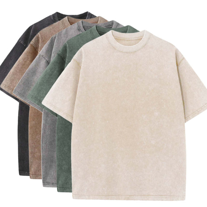 Levoire | T-Shirt Vintage 100% Coton Col Rond