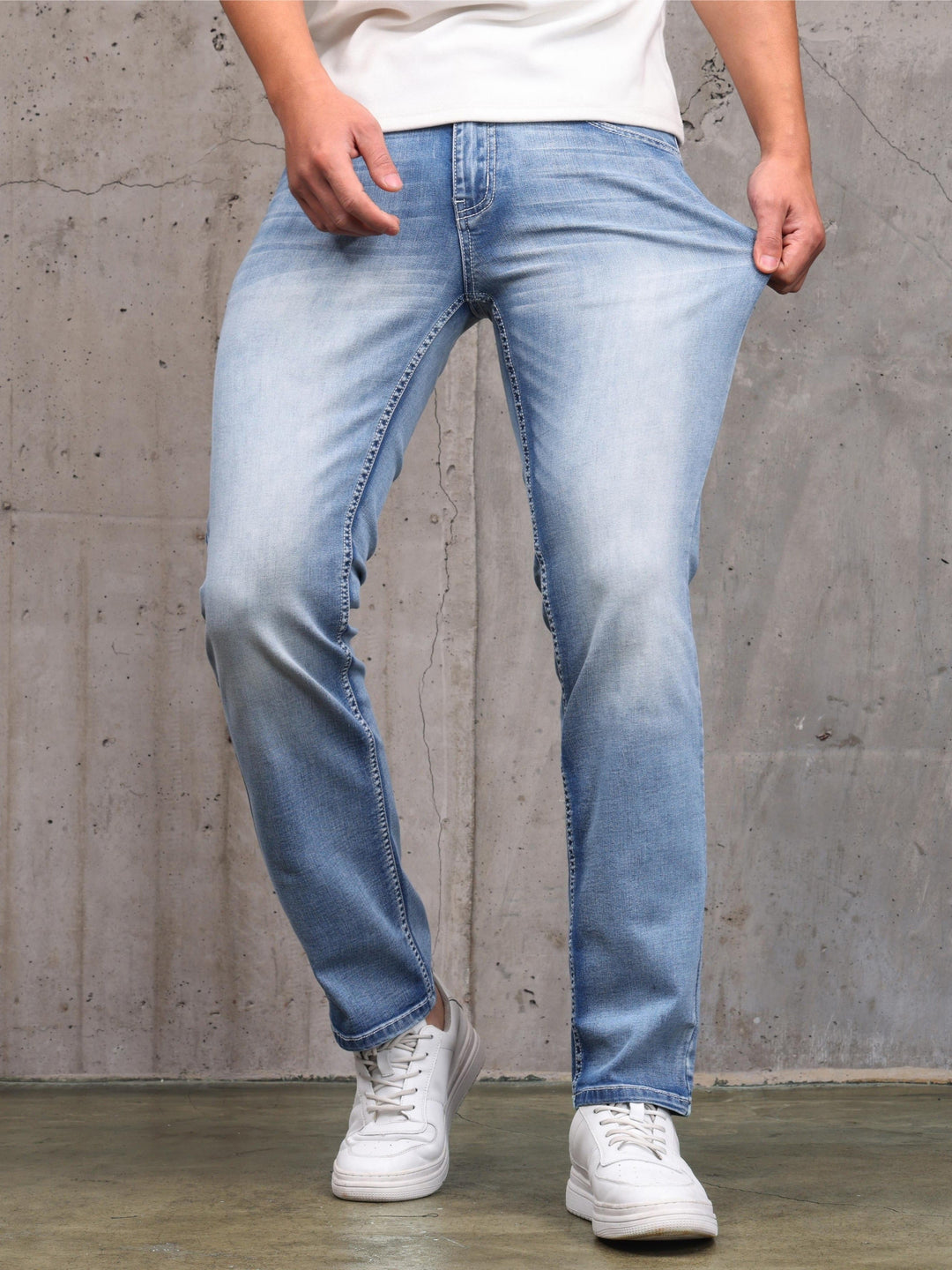 Levoire | Jean Slim Fit Tendance Homme Roi bleu