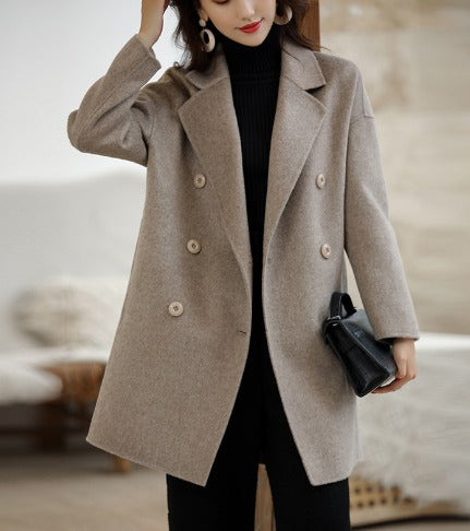 Levoire | Manteau En Laine Long Pour Femmes Gris