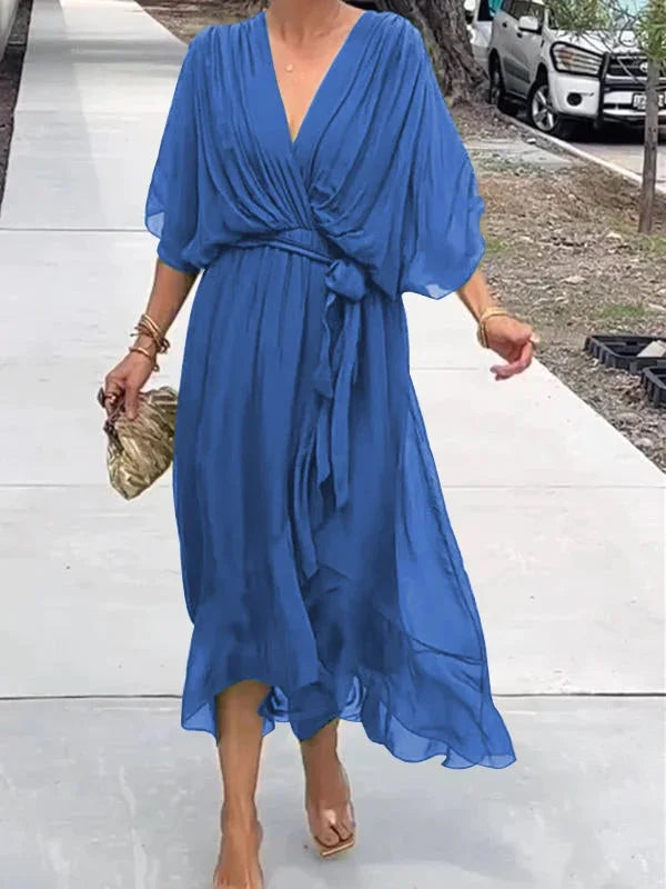 Levoire | Robe D'Été Élégante Et Confortable Pour Femmes Bleu