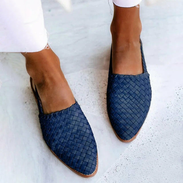 Levoire | Plates Pointues Tressées Vintage Bleu