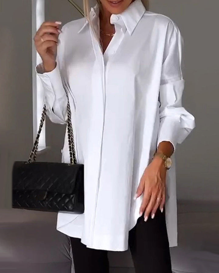 Levoire | Chemise à col revers long et élégant