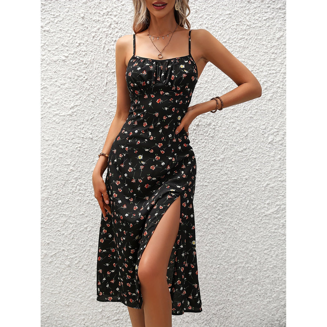 Levoire | Robe Longue À Pois Noir