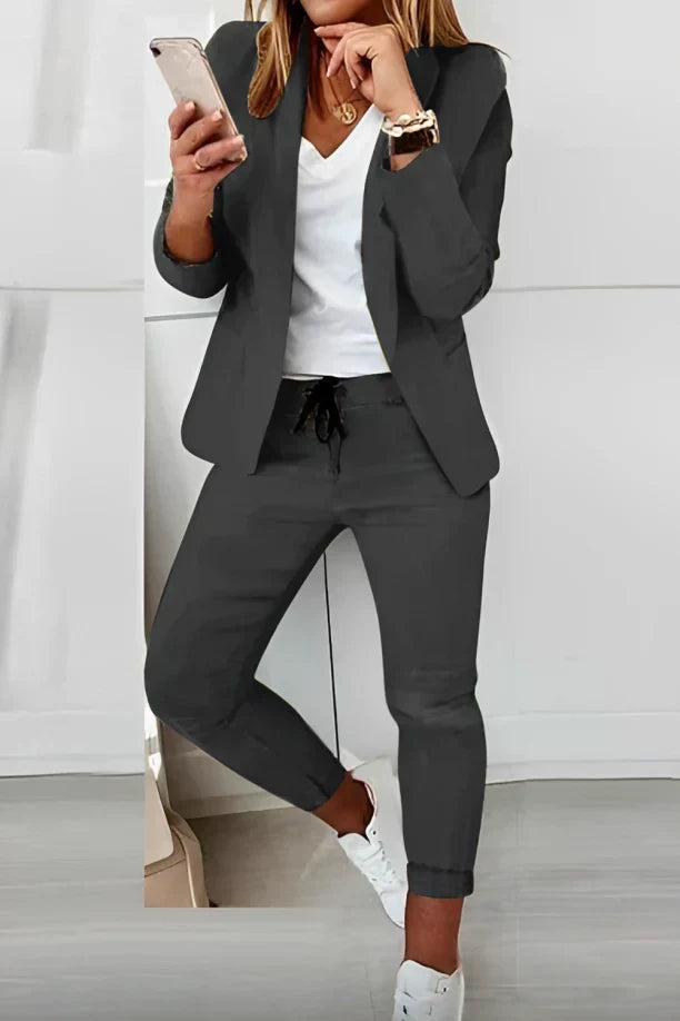 Levoire | Costume Décontracté Et Tendance Gris foncé