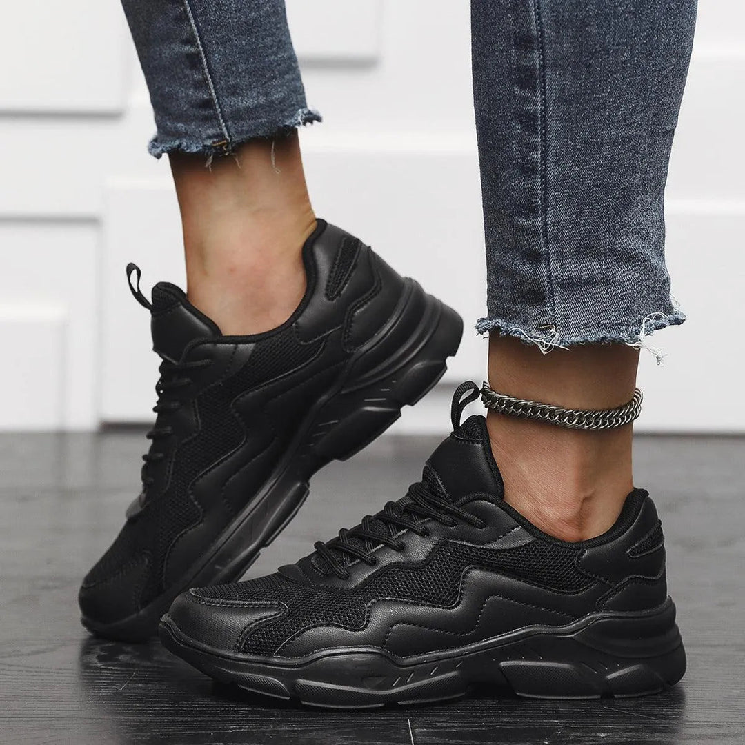 Levoire | Chaussures de sport en matériau maille respirant Noir