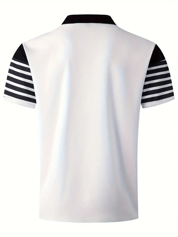 Levoire | Chemise Décontractée Rayée Manches Courtes