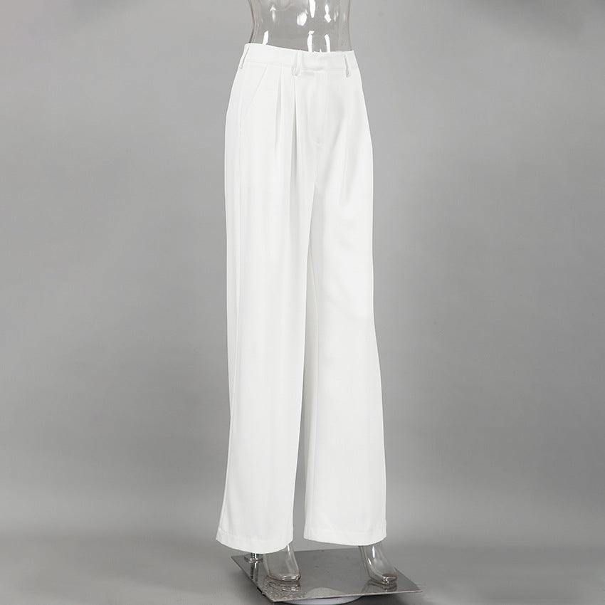 Levoire | Pantalon Taille Haute Blanc