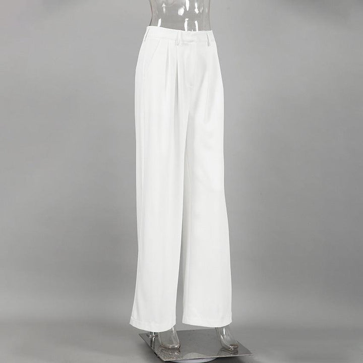 Levoire | Pantalon Taille Haute Blanc