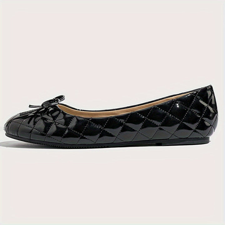 Levoire | Ballerines Diamant Brillantes Noires