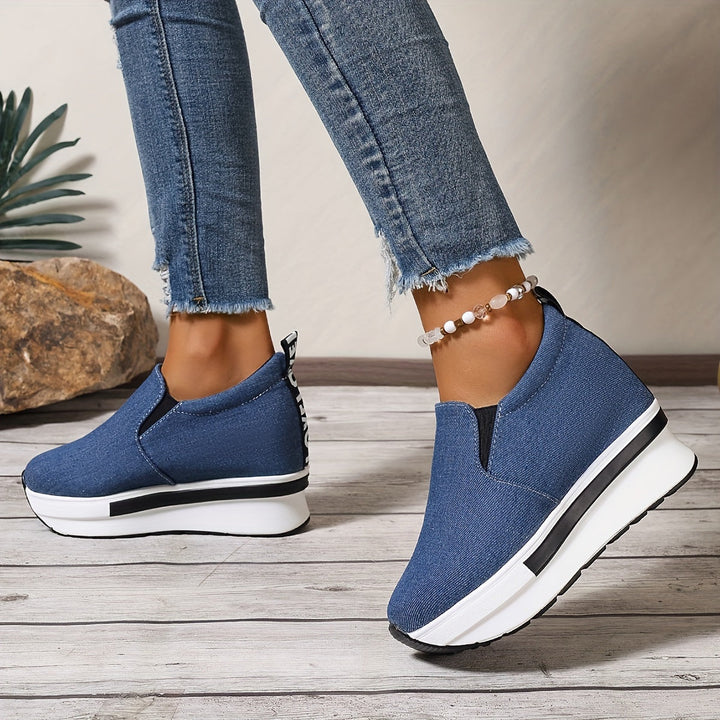 Levoire | Chaussure De Cheville En Denim Antidérapante Légère Bleu